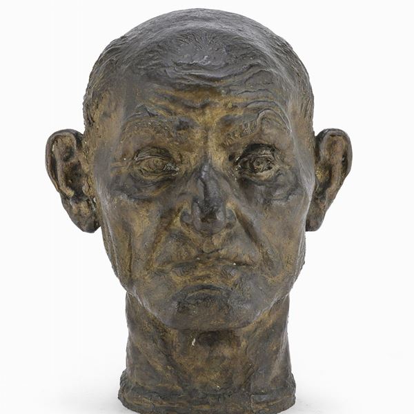 SCULTURA RITRATTO MASCHILE DI RENATO ROSATELLI