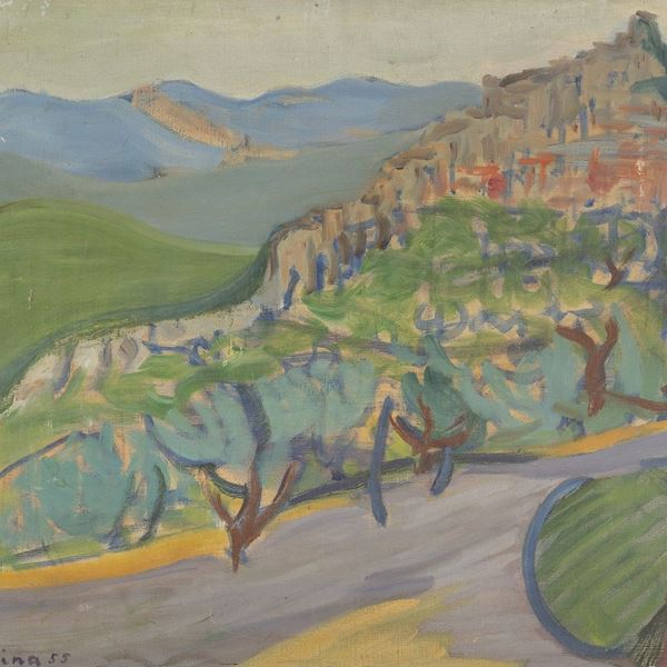 DIPINTO DI FOSCARINA MIRABELLI, 1955