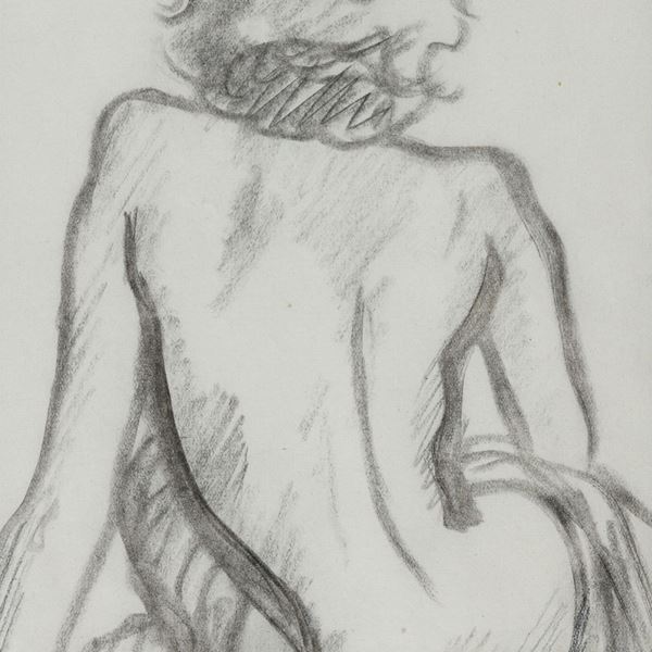 CARBONCINO NUDO DI SCHIENA