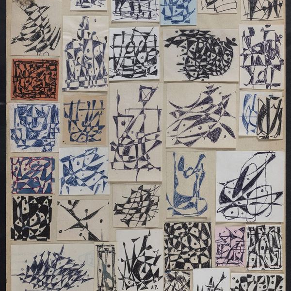 163 DISEGNI ASTRATTI DI UGO POZZO