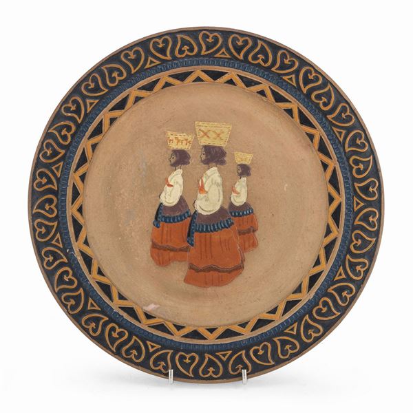 PIATTO IN CERAMICA DI GIOVANNI CUCCA
