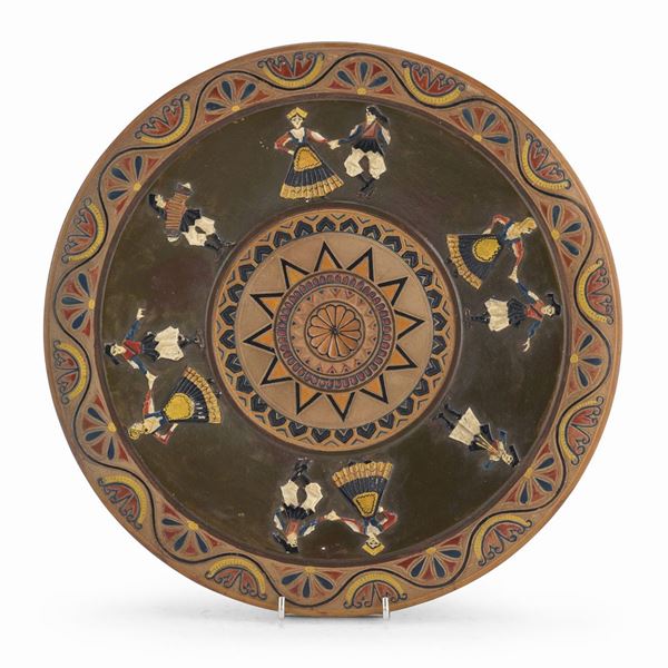 PIATTO IN CERAMICA DI GIOVANNI CUCCA