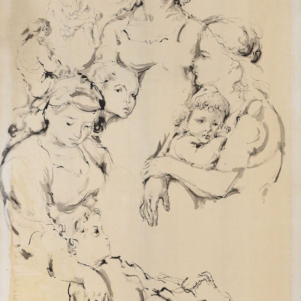 DIPINTO MAMME DI DANTE D'ANDREA