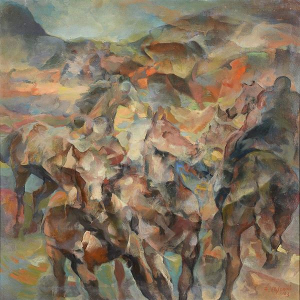 DIPINTO DI FRANCO VASCONI, 1973
