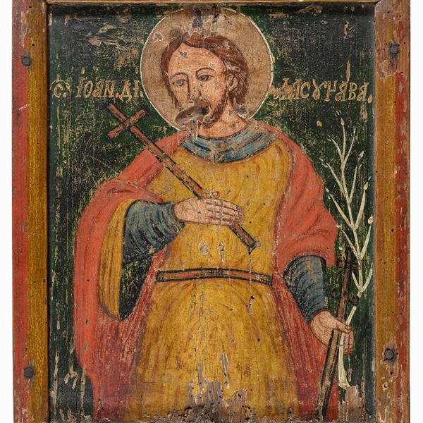 DIPINTO SANTO DI SCUOLA GRECA