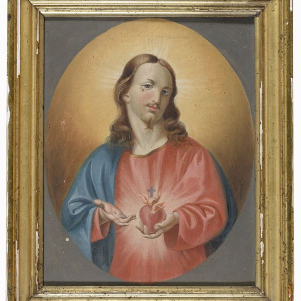 DIPINTO IL SACRO CUORE DI GESÙ
