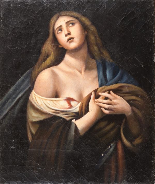 DIPINTO ACCADEMICO SANT'AGATA DA ANDREA VACCARO