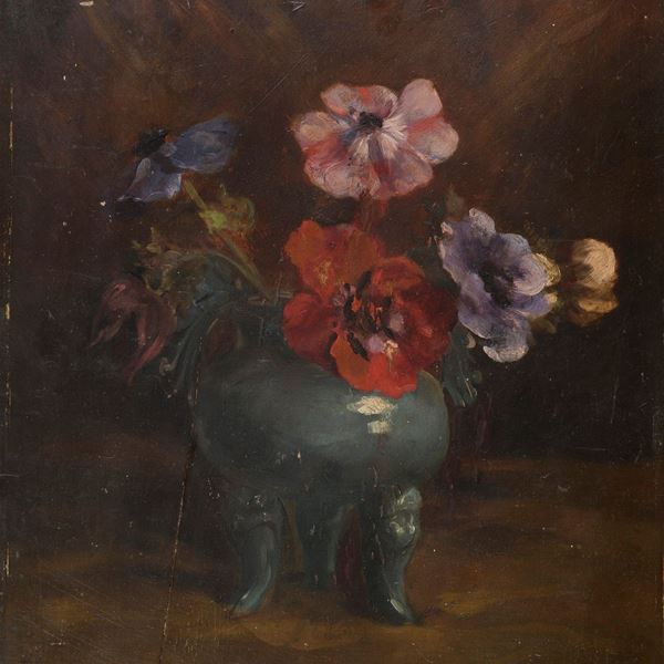 DIPINTO FIORI DI PIERRE MACHARD