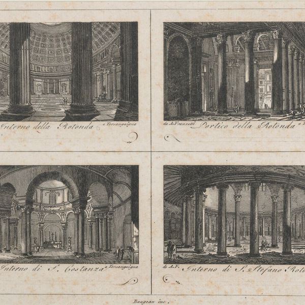 VENTIQUATTRO INCISIONI MONUMENTI ROMANI DA  BEAUGEAN