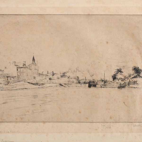 INCISIONE S. NICOLAS Á LA ROCHELLE F.TA J. WHUCHJ