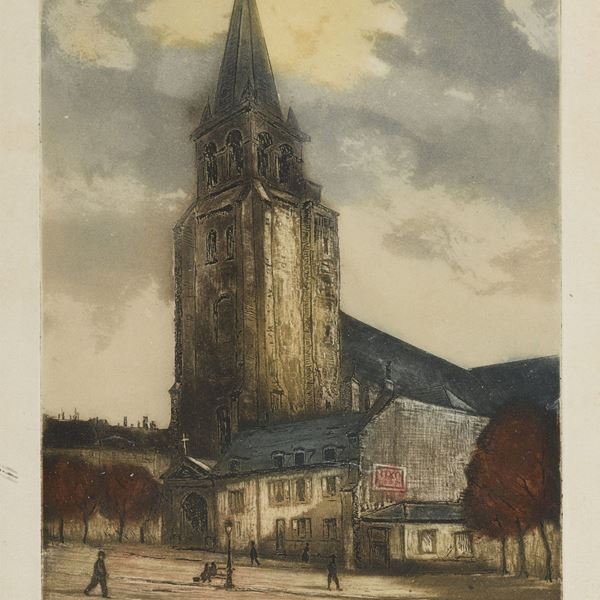 STAMPA ST. GERMAIN DES PRÈS DI LUCIEN DASSELBORNE