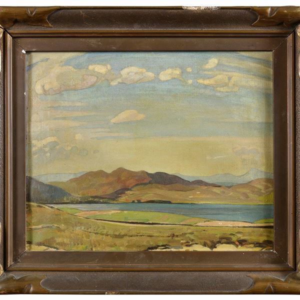 DIPINTO PAESAGGIO DEL PRIMO NOVECENTO