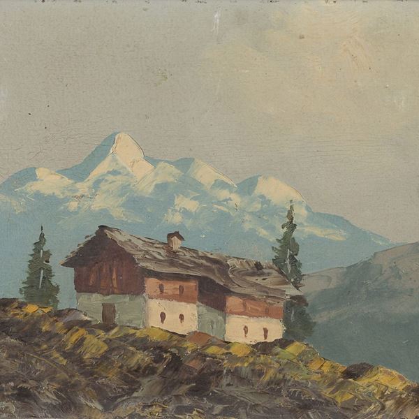 DIPINTO BAITE IN MONTAGNA