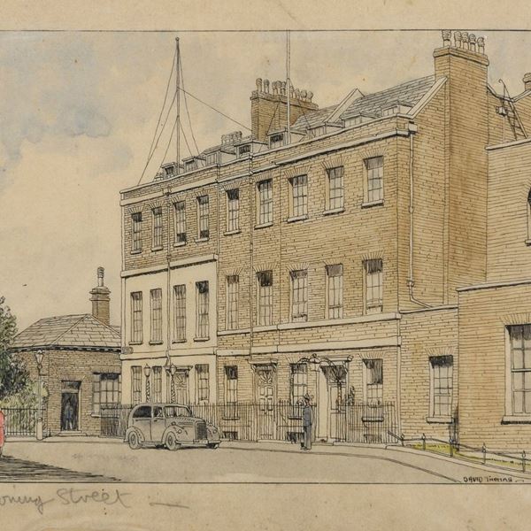 INCISIONE DOWNING STREET F.TA DAVID THOMAS