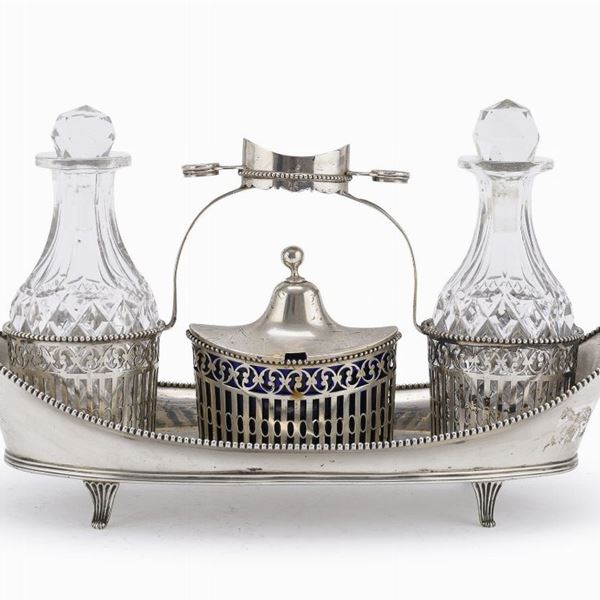 OLIERA IN ARGENTO, OLANDA AMSTERDAM FINE XVIII, INIZI XIX SECOLO