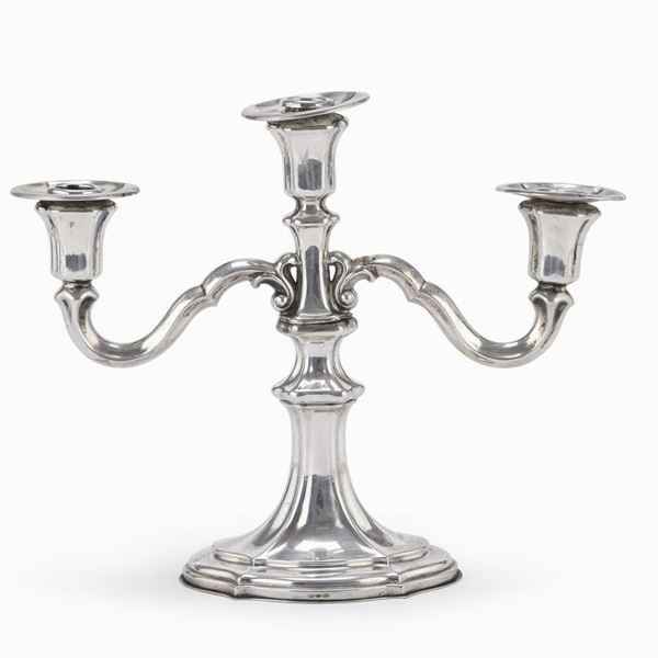 CANDELABRO IN ARGENTO, ALESSANDRIA 1944/1968