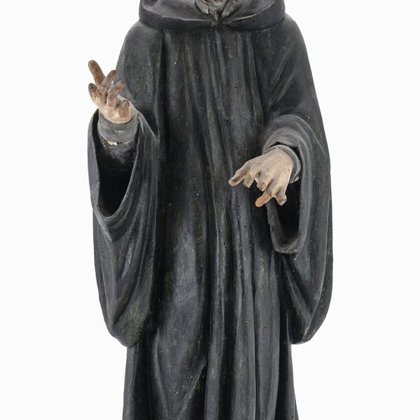 SCULTURA DI SAN PASQUALE BAYLON, XVIII SECOLO