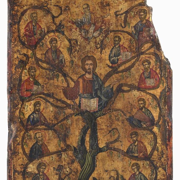 ICONA CRISTO PANTOCRATORE DI SCUOLA GRECA