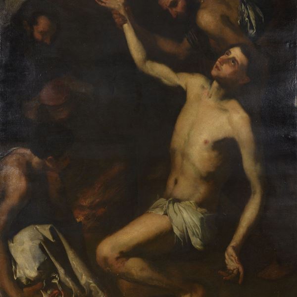 DIPINTO IL MARTIRIO DI SAN LORENZO DAL DE RIBERA