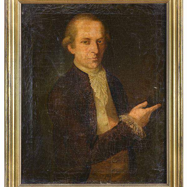 DIPINTO RITRATTO DI GENTILUOMO DEL SETTECENTO