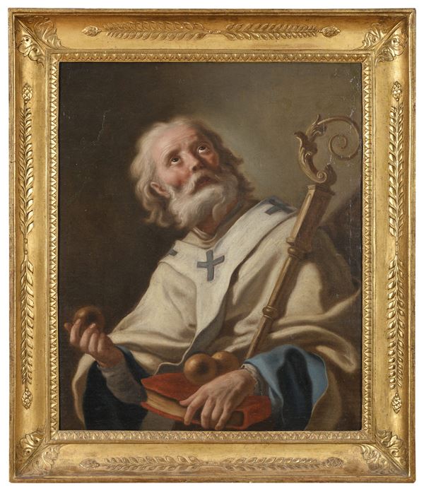 DIPINTO SAN NICOLA DI BARI ATTRIBUITO A FEDELE FISCHETTI