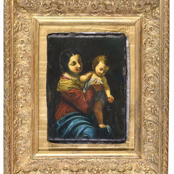 DIPINTO MADONNA COL BAMBINO