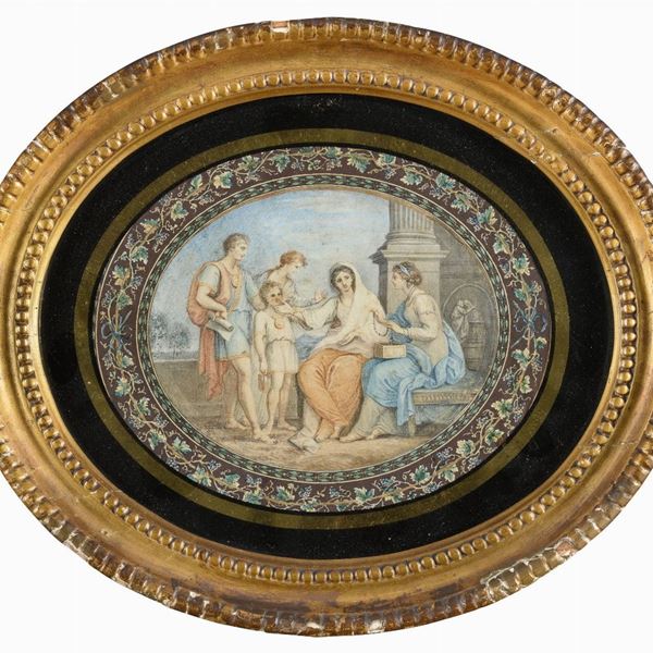 INCISIONE SCENA MITOLOGICA NEOCLASSICA