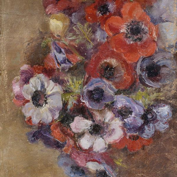 DIPINTO ANEMONI DI FRANCESCO DE NICOLA