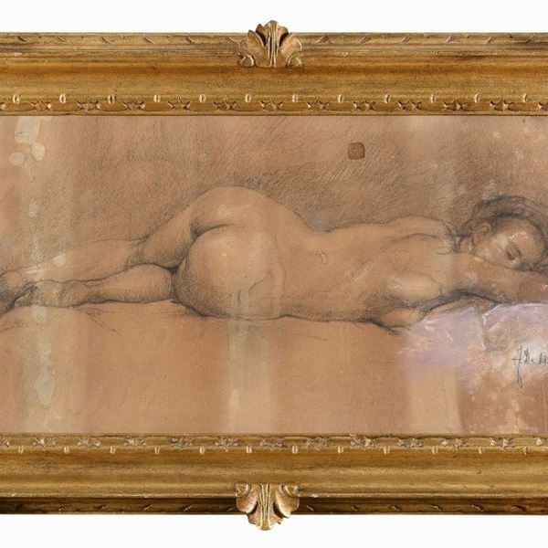 PASTELLO NUDO DI FRANCESCO DE NICOLA