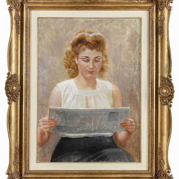 DIPINTO RITRATTO DI EBE DI FRANCESCO DE NICOLA