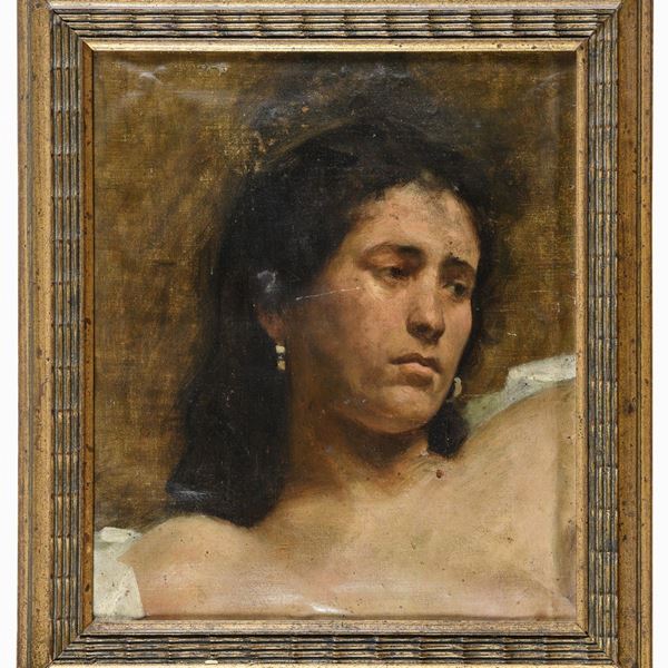 RITRATTO DI DONNA DI PITTORE NAPOLETANO