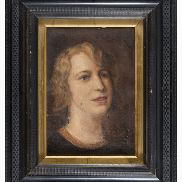 DIPINTO RITRATTO DI SIGNORA
