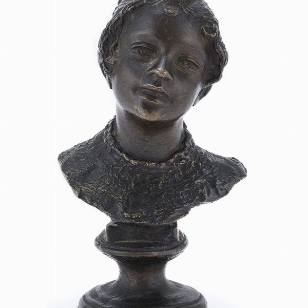 PICCOLO BUSTO IN BRONZO, NAPOLI
