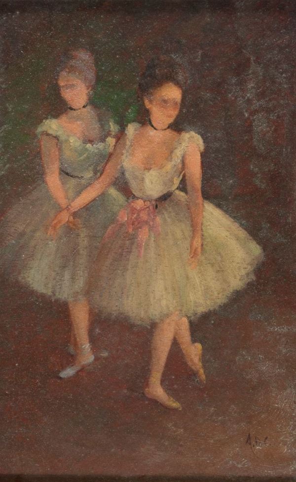 DIPINTO BALLERINE DI AMELIA CASONATO