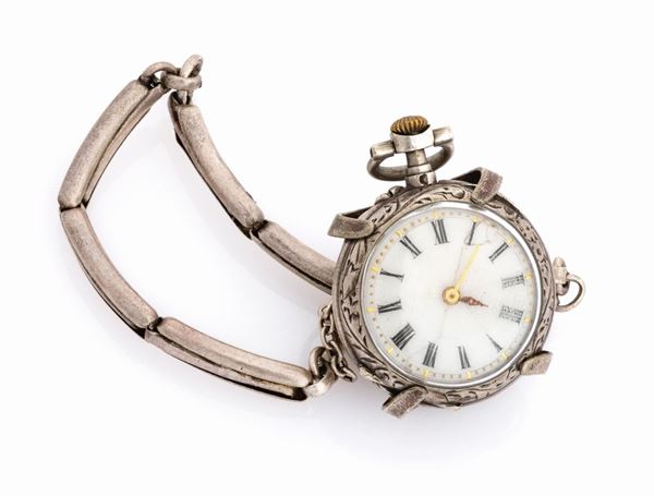 OROLOGIO DA TASCA IN ARGENTO