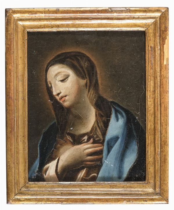 DIPINTO VERGINE DI PITTORE ROMANO