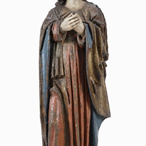 SCULTURA DELLA VERGINE ANNUNCIATA, PROBABILMENTE VENETO