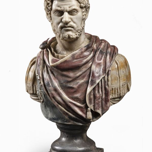 SCULTURA DEL BUSTO DI CARACALLA