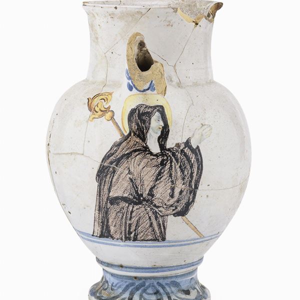 RESTI DI BROCCA IN MAIOLICA
