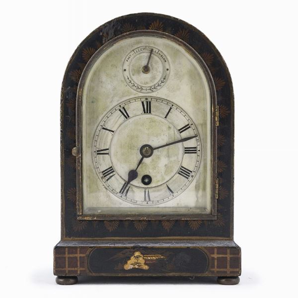 OROLOGIO DA TAVOLO A LACCA CINA, INGHILTERRA