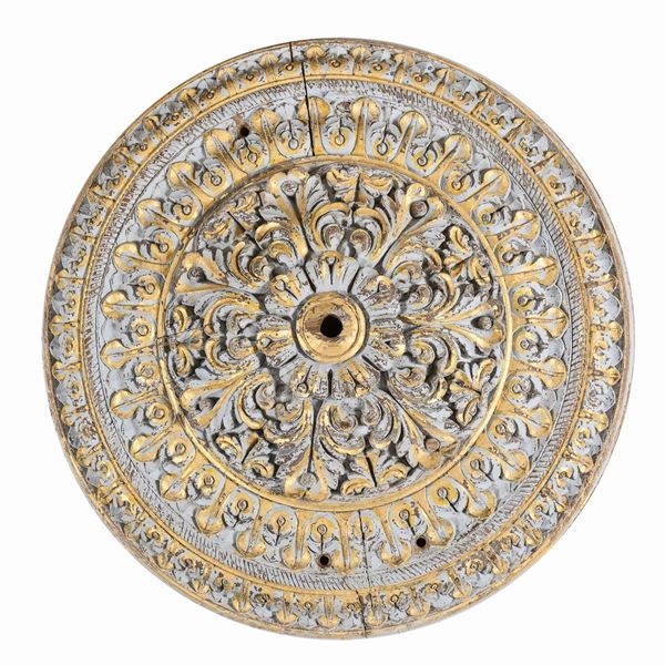 ROSONE DA SOFFITTO IN LEGNO LACCATO