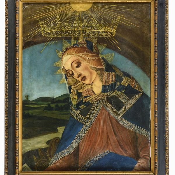 DIPINTO MADONNA DEL MAGNIFICAT