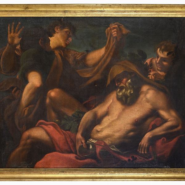 DIPINTO NOÈ DELLA BOTTEGA DI JOHANN CARL LOTH