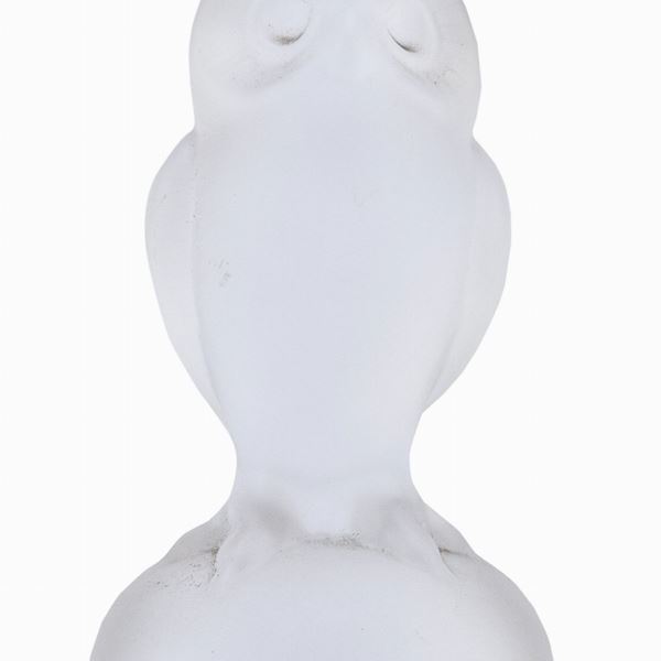SCULTURA DI GUFO IN VETRO, SEVRES FRANCE