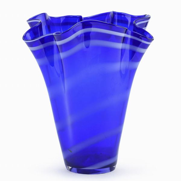 VASO IN VETRO A FAZZOLETTO