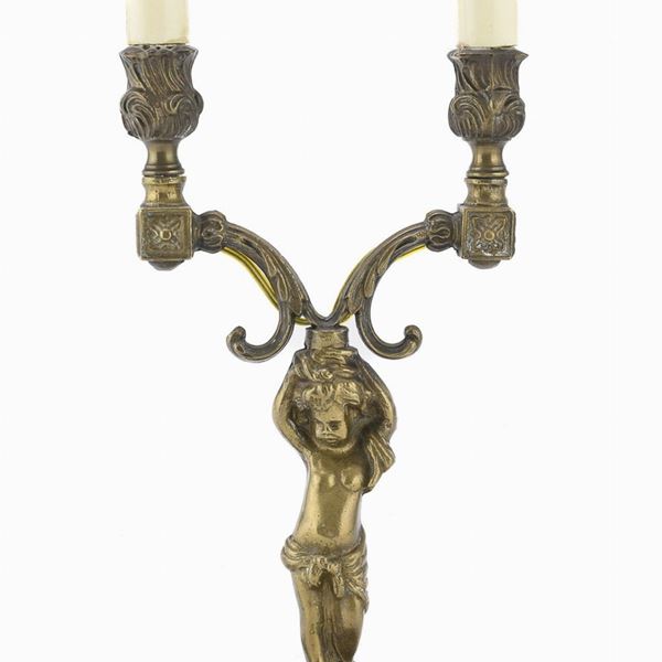 CANDELABRO IN OTTONE