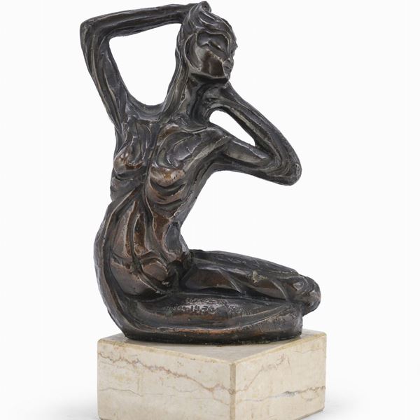 SCULTURA NUDO IN RESINA F.TA NICOLA, 1970