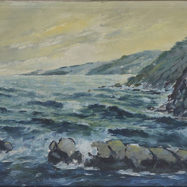DIPINTO MARINA DEL NOVECENTO