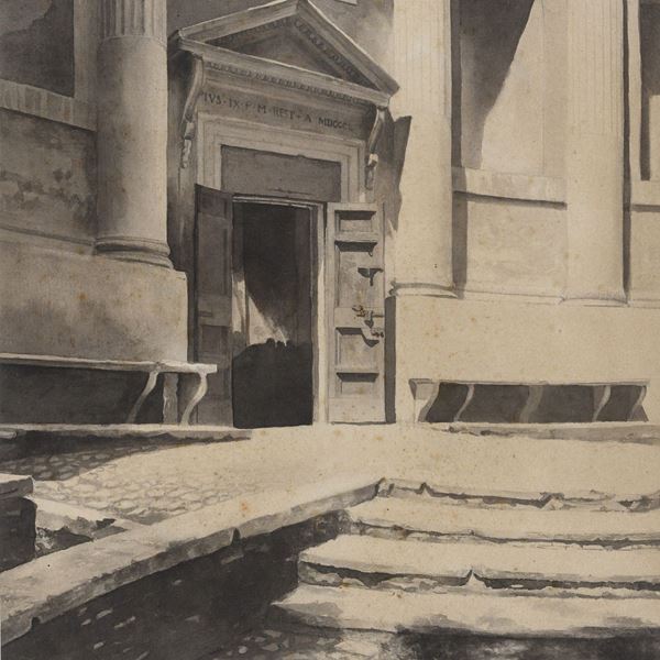 ACQUERELLO BASILICA F.TO E. BISI