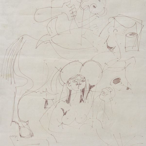 DISEGNO A CHINA DI GIOVANNI DE SIMONE